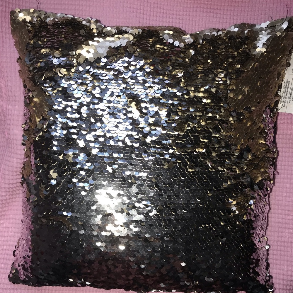 Sparkly pillow